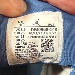 Jordan 3 Retro Wizards White Blue Grey Elephant Print DM0968-148 Kids 9C