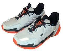 Adidas Kids Size 5 4uture Running Shoes Unisex White Orange Women’s 6.5 EG1766