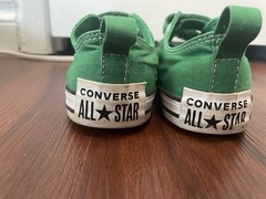 Converse All StarHook & Loop Low Top Green Sneaker Boys US Toddler 10 Preschool