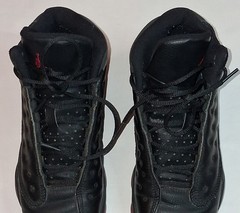 Air Jordan Retro 13 (2014) Dirty Bred Black Red Size 6Y 414574-033 (with box)