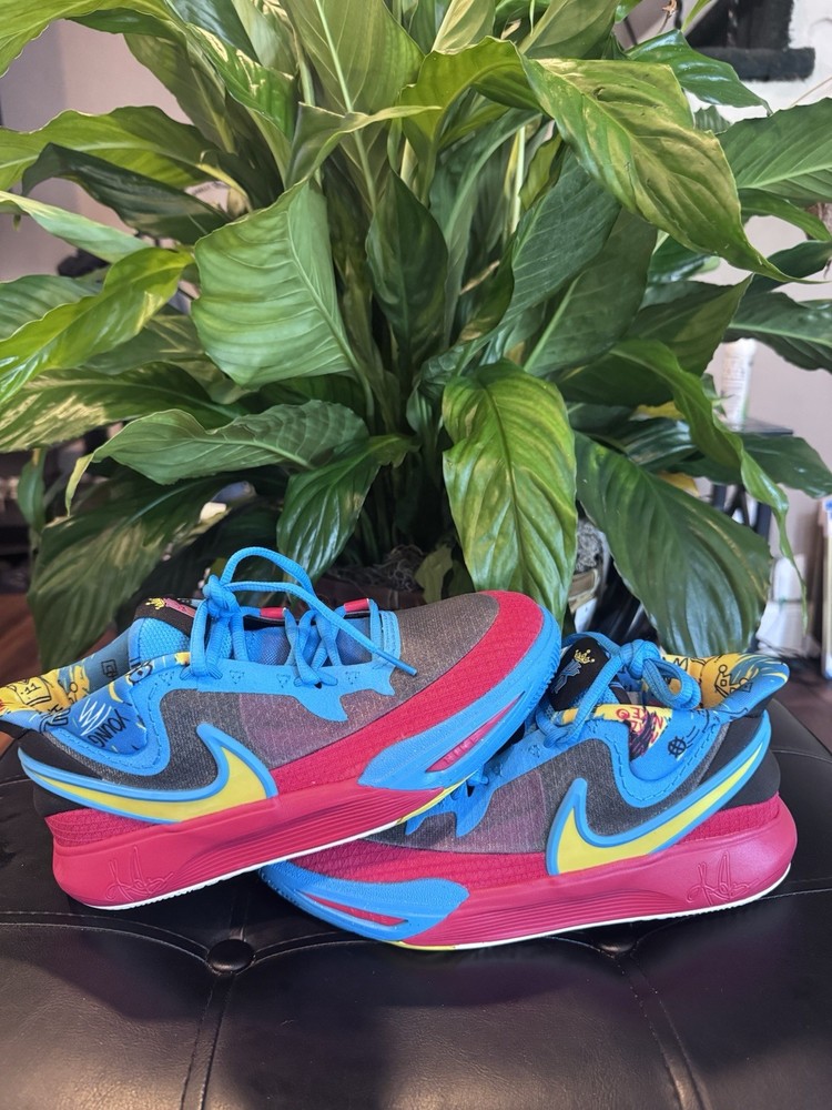 Size 6.5Y – Nike Kyrie 8 GO SE (GS) Black Blue Tour Yellow | DQ8080-012