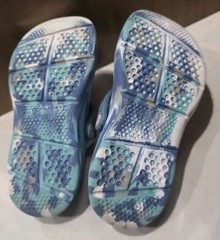Joybees Kids Active Clog Marbled Rapids Blue EVA Foam Water Shoe Slip On 12 & 13