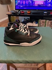 Nike Air Jordan 3 Retro „Moto“ Blck/Siren Red-Hypr Jade FV5438 001 Size 3Y