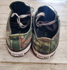 Juniors Converse All Star Camouflage Sneakers Size 3