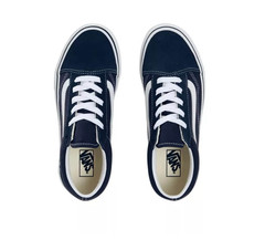 Kids Vans Old Skool India Ink/True White 100% Original Brand NEW