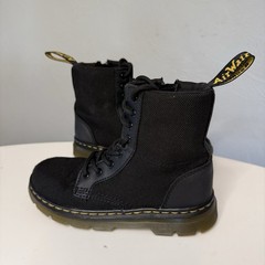 Dr. Martens Black Combs Boot Side Zip – Little Kid Size 13 EUR 31