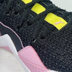 Puma Unisex Kids Incite Sneaker Black Pink Yellow Sz 6C