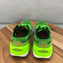 Nike Waffle One SE Green Black Running Shoes Mesh Lightweight Lace Up Youth 4.5Y