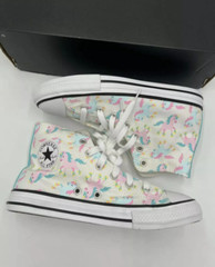 Converse CHUCK TAYLOR Pink Unicorn Canvas Shoe Sneakers 669816F 6Y 38.5