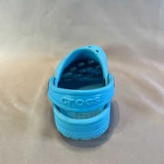 Crocs Classic Clogs Kid 7 Blue Perforated Iconic Comfort Round Toe Slip On Shoes