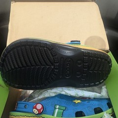 Crocs Super Mario Core Classic Clog Mario Kids Slip-On Multicolor J4 36-37 limit