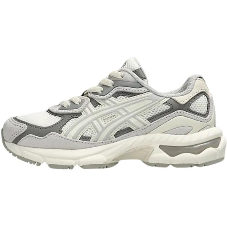 ASICS GEL NYC Classic And Versatile Low top Kids Running Shoes Gray 1204A176-100