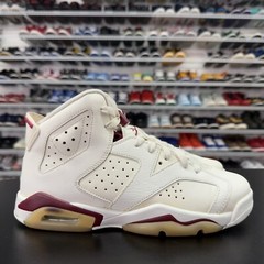 Nike Air Jordan 6 Retro Maroon 2015 GS 836342-115 Youth Size 6.5