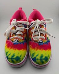 Heelys Pro 20 Prints Pink Yellow Tie Dye Skate Shoe HE100983 Youth 3