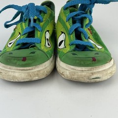 Converse One Star Green Dragon/Snake Child Little Kid Size 11 Sneakers Lace Up