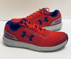 Under Armour Grade School Surge RN Sneaker Red/Blue Youth Size 5 Y NEW!