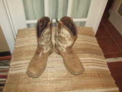 Durango Square Toe Boots Desert Digital Camo DBT0208Y Sz 4.5 M Western Kids