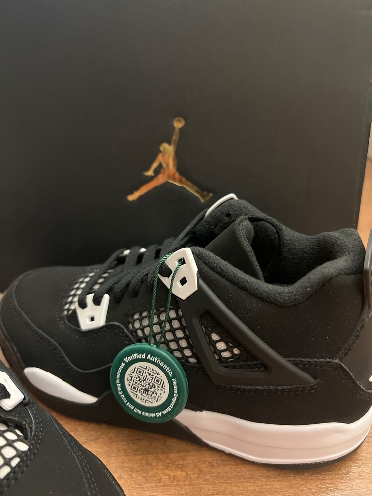 Air Jordan 4 Retro (PS) „White Thunder“ FV4537-001 Sizes 1y