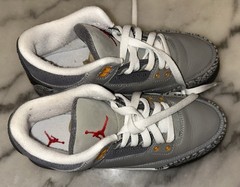 Size 5.5 (GS) – Jordan 3 Retro 2021 Mid Cool Grey