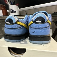 Nike SB Dunk Low Pro QS (TD) University Blue Yellow 9C Unisex Kids Sneaker