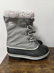 NEW Sorel Yoot Pac Nylon QUARRY/DOVE GRAY – Size 5 Little Kid’s Youth Boots