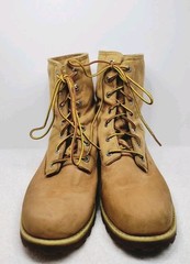 Timberland Roll Top Boots Leather Textile A13ST 3898 Tan Big Kids Girls Size 7