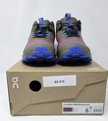 On Cloudhero Mid Waterproof Size Youth 5 Shoe Cherry/Olive NWB