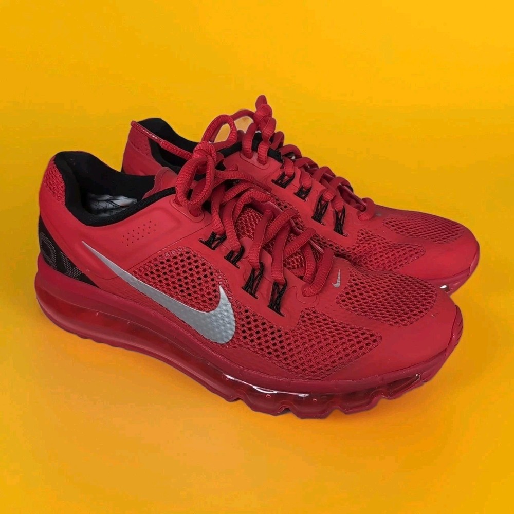Nike Air Max 2013 Supreme Stussy Red Youth Shox Black GS 7Y, Men 7, Women 8.5