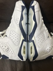 Nike Jordan 6 Reteo Midnight Navy White 384665-141 Size 6.5 Y