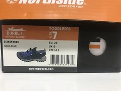Northside Burke II Athletic Sandal Grey/Blue Toddler Size 7