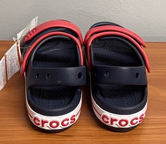 Kids‘ Crocband™ Cruiser Sandal Red/Navy Size 3 NWT