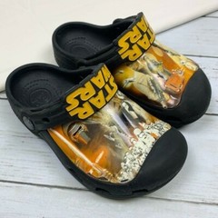 Crocs Creative Kids Size 10/11 Star Wars The Force Awakens Black Clogs