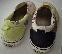 SpongeBob SquarePants Unisex Kids Slip-On Canvas Shoes Patrick Star Multicolor