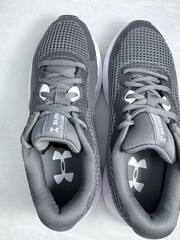 Under Armour Surge Gray Mesh Athletic Shoes Unisex Kids US 7 3024894-106