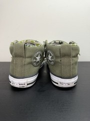Converse CTAS Street Snake Lined Little Kids Mid Sneakers Green A02461F Sz 2