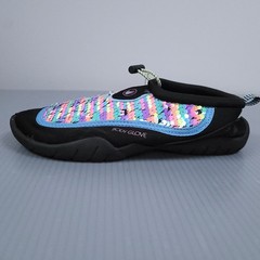 Body Glove Kids Water Shoes Neoprene Boots Size 3 Rainbow Sequin Wetsuit Beach
