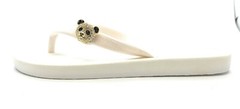 Popits Kids White Cozy Flip Flops Crystal Sandals ~ Choose Size Shape