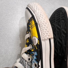 Converse All Star Batman Comic High Top Sneaker Shoes Size Youth 1