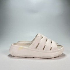 UGG Sport Yeah White Lightweight Pool Water Resistant Slide Sandals Youth Sz 2