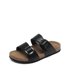 Kids Girls Boys Slides Sandals Adjustable Straps Casual Beach Walking Sandals