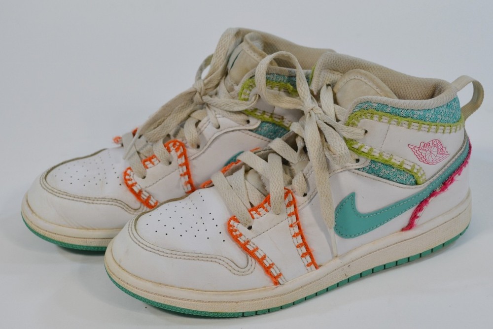 Nike Air Jordan 1 Mid SE TD Multi Kit Youth Kids DM9648-100 Size 3Y 2021
