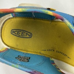 Keen Knotch River Creek Strappy Sandals Size Youth 1 Blue 1025647 Hook And Loop