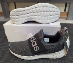 ADIDAS LITE RACER ADAPT 4.0 K Sneaker Shoe Black White Size 7 Youth
