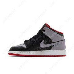Air Jordan 1 Mid Gs Bred Shadow DQ8423-006