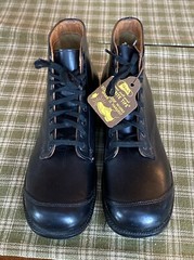 Vtg NWT Kali-Sten-iks SCUFF PROOF ALLENITE Youth Kid Children’s Heal Boots Shoes
