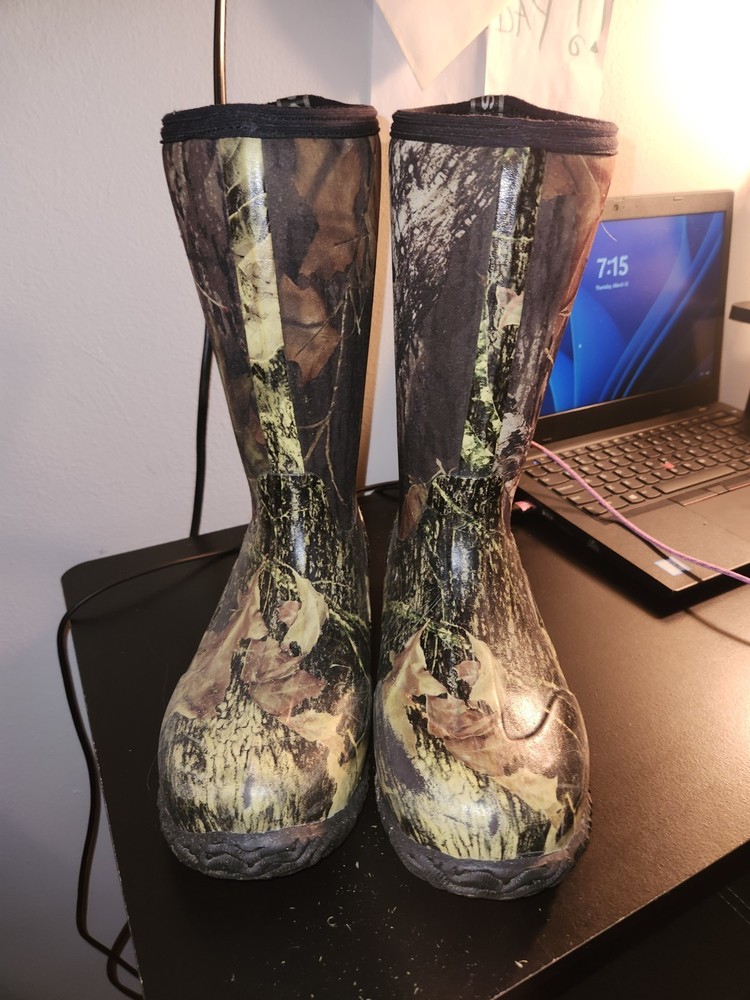 Bogs Classic High Kids Camouflage Waterproof Rain Boots High Top