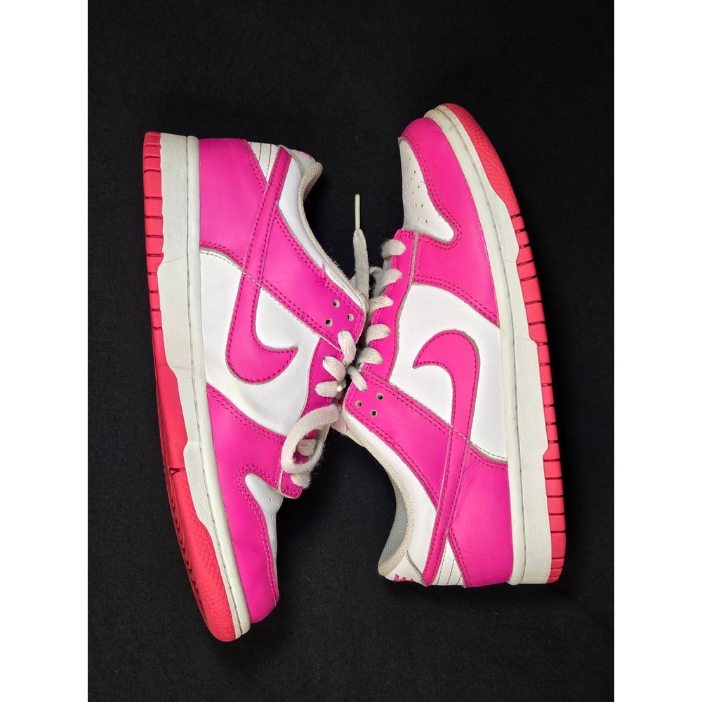 Nike Dunk Low Active Pink White GS Sneakers FB9109-102 Kids Size 5Y