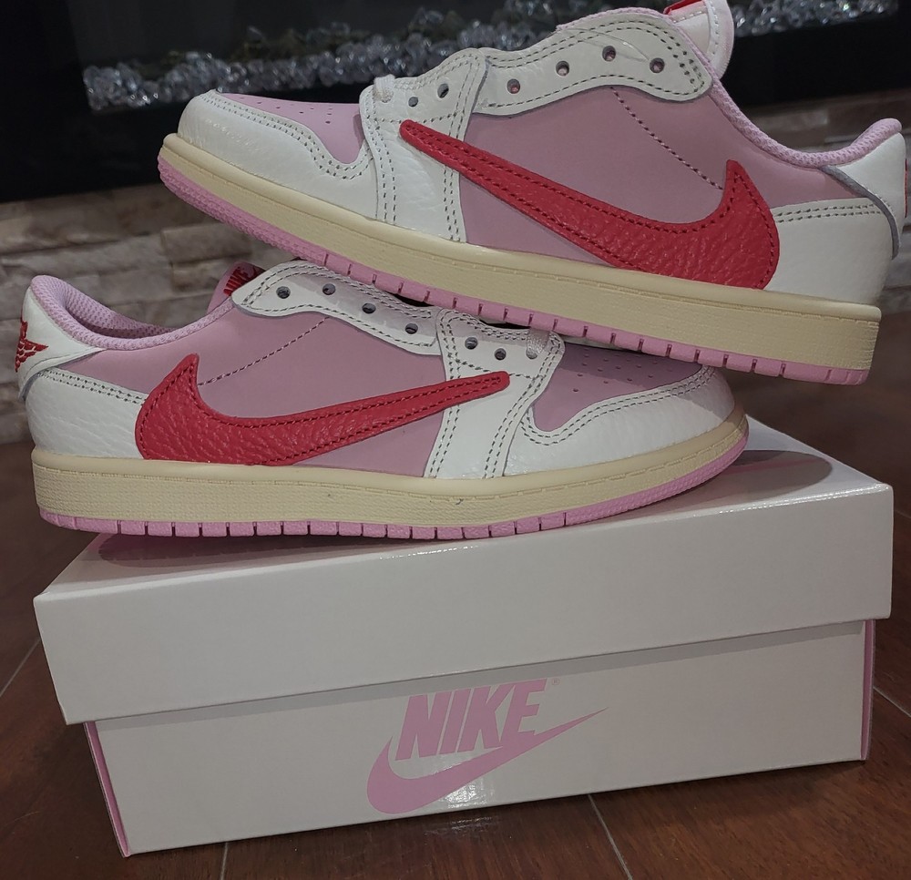Jordan 1 Retro Low OG SP Travis Scott ‚Tropical Pink‘ (PS) – Size 3Y