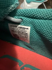 Under Armour Steph Curry 3ZERO Basketball Sz 4.5 Youth 3022117-101 Gray Teal