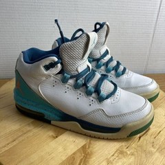 Jordan Flight Origin 2 White Teal 4Y Kids Youth Fits Women 5.5 Sneakers 2014